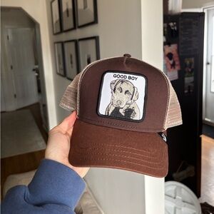 Goorin Bros Men’s footing bros sweet chocolate trucker hat Labrador sold out